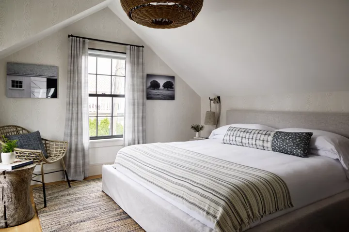 Guest room at The Edgartown Inn with a king bed